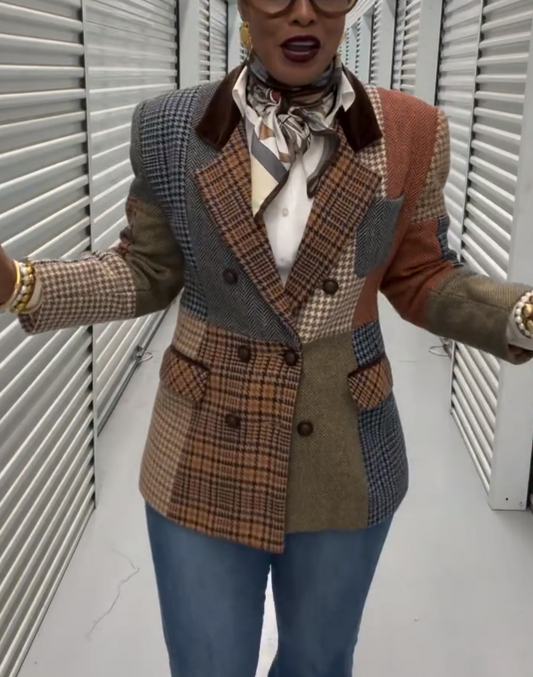 Retro Comfortable Wool Blazer
