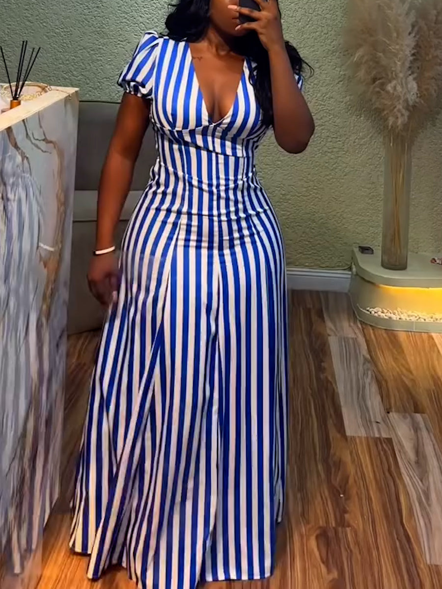 Blue Stripe Dress