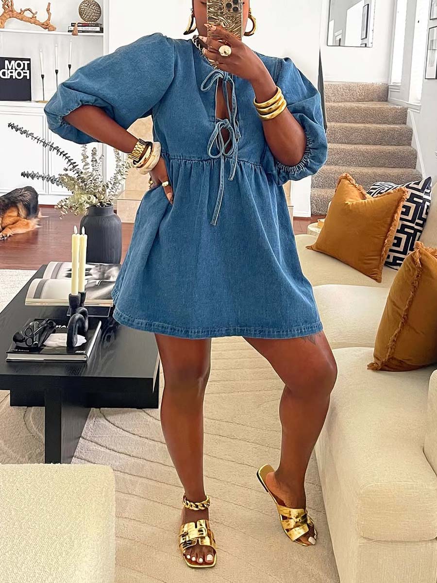 Denim Mini Dress
