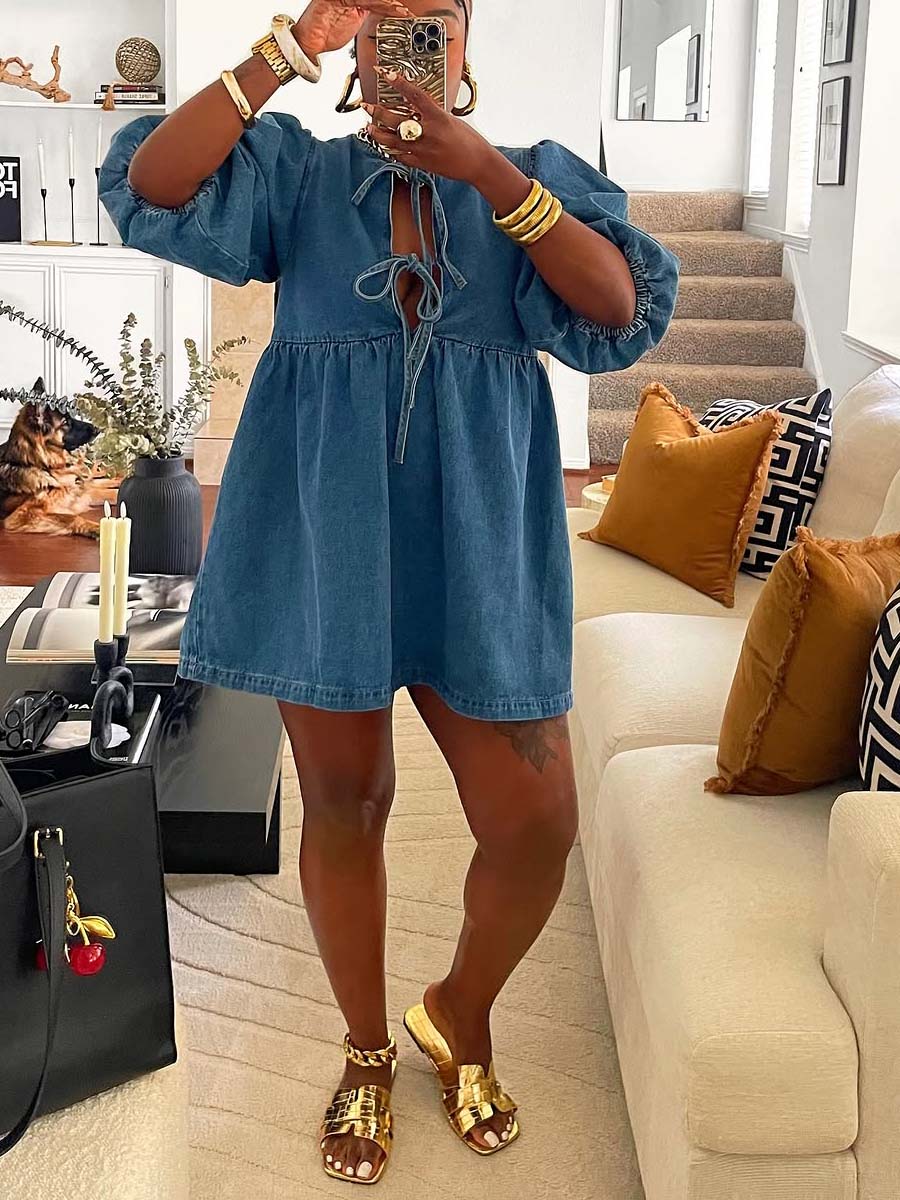 Denim Mini Dress