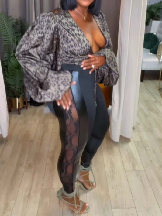 Leopard Top