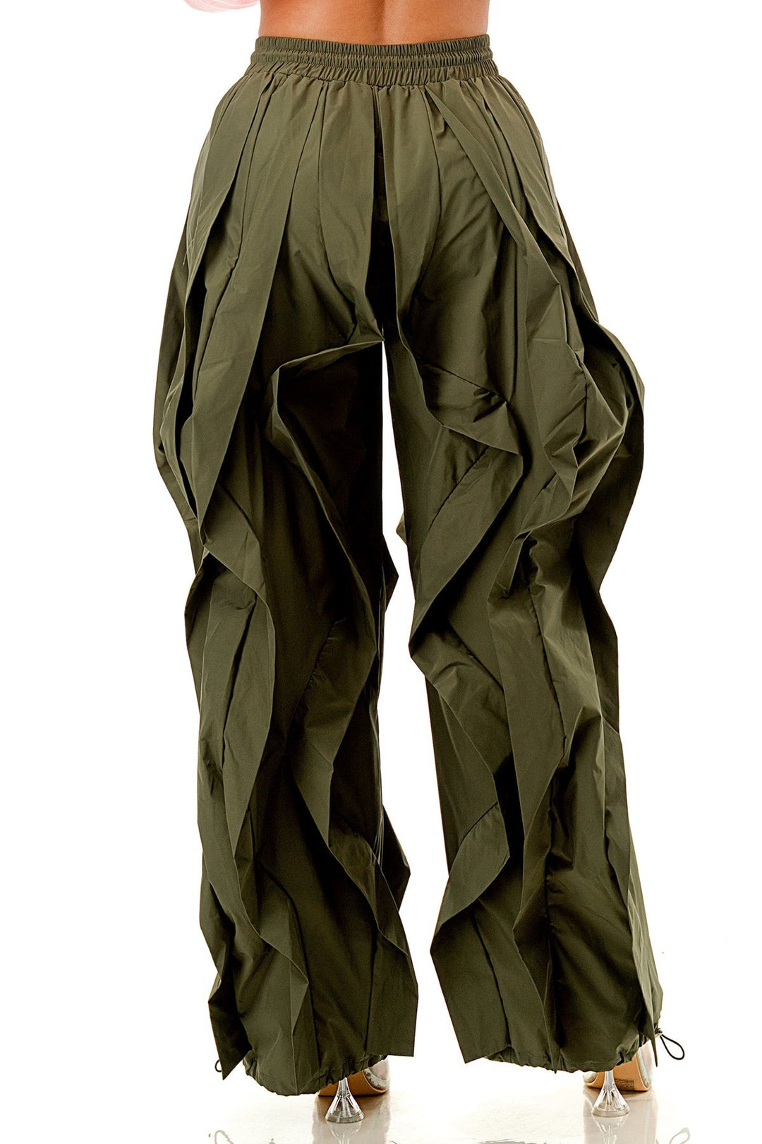 Wavy Oversized Wide Leg Pants