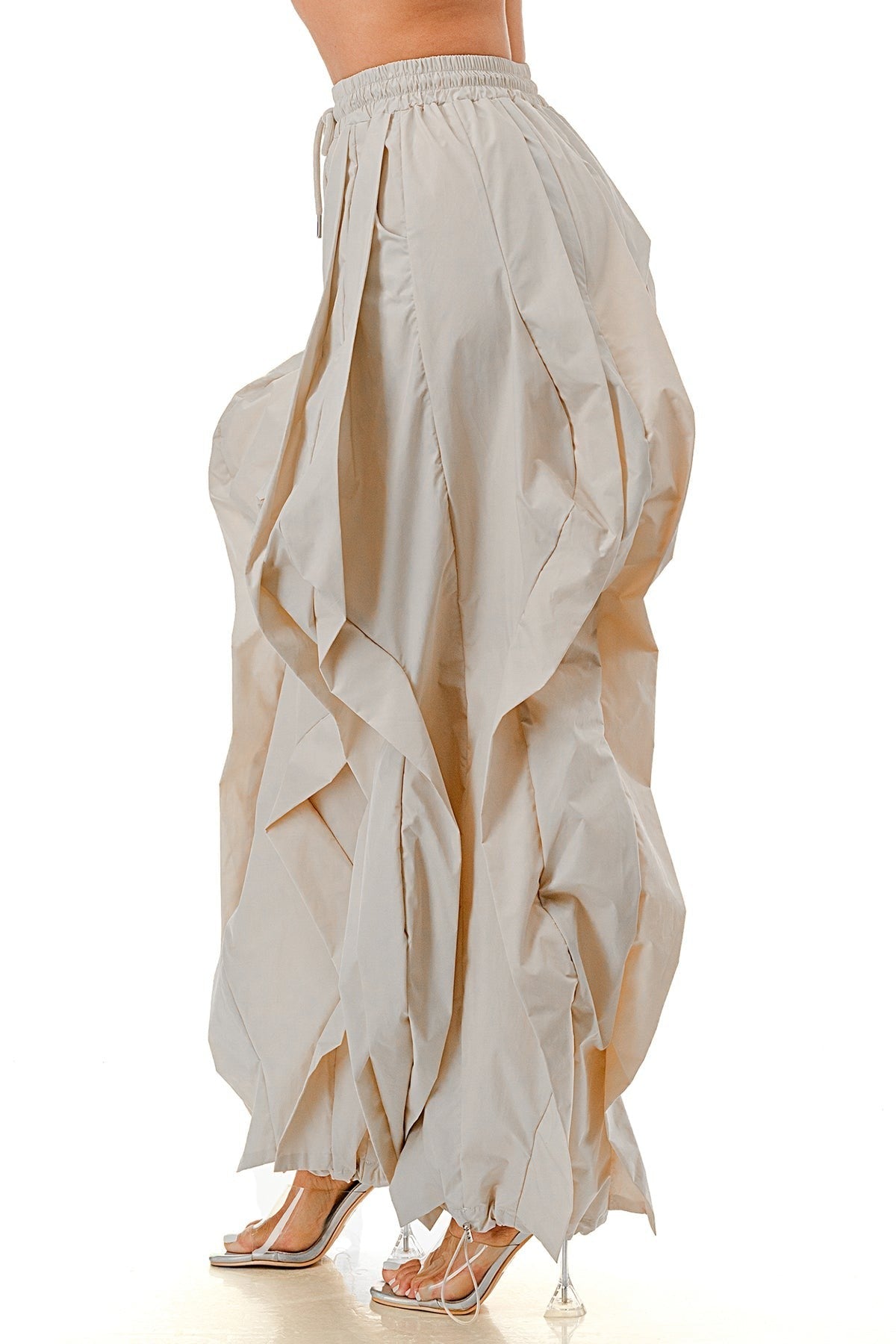 Wavy Oversized Wide Leg Pants