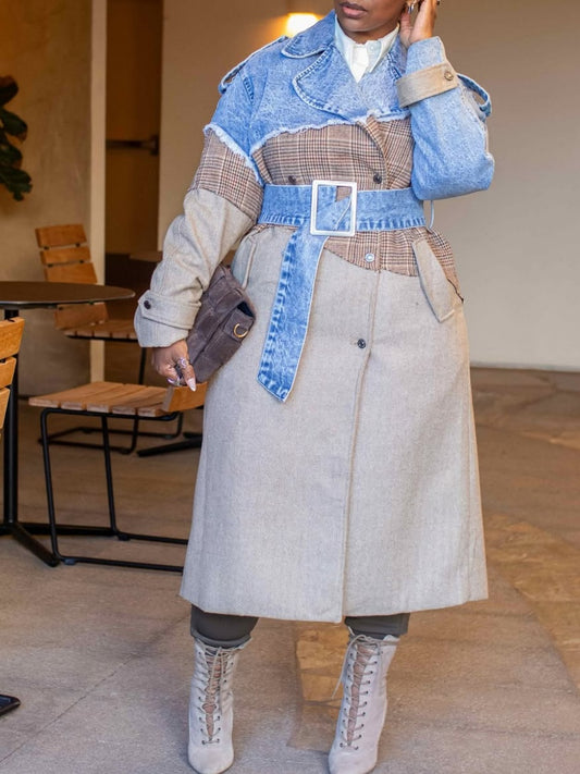 Distressed Trench Coat