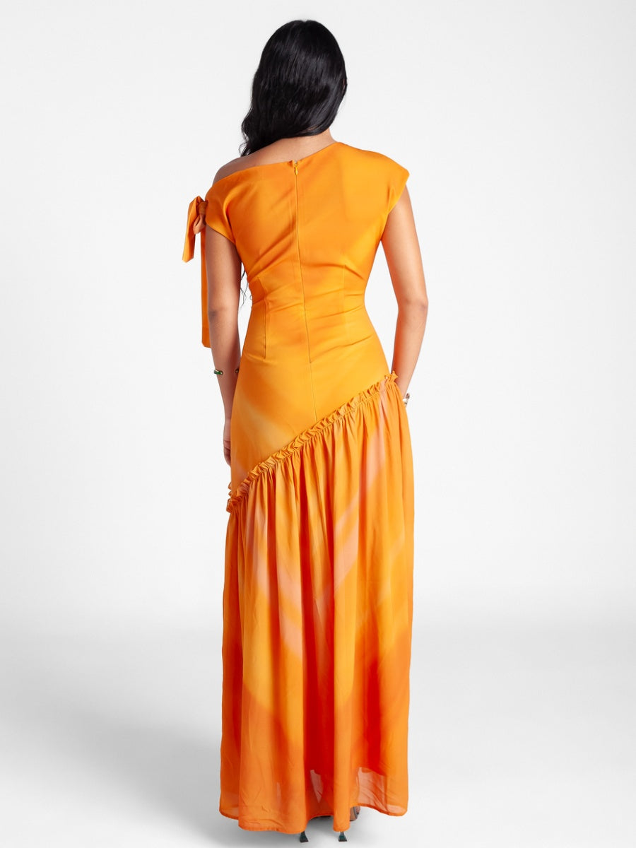 Asymmetric Maxi Dress