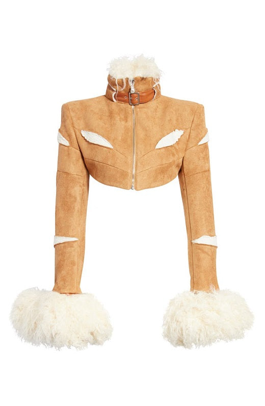 New versatile sherpa collar windproof jacket