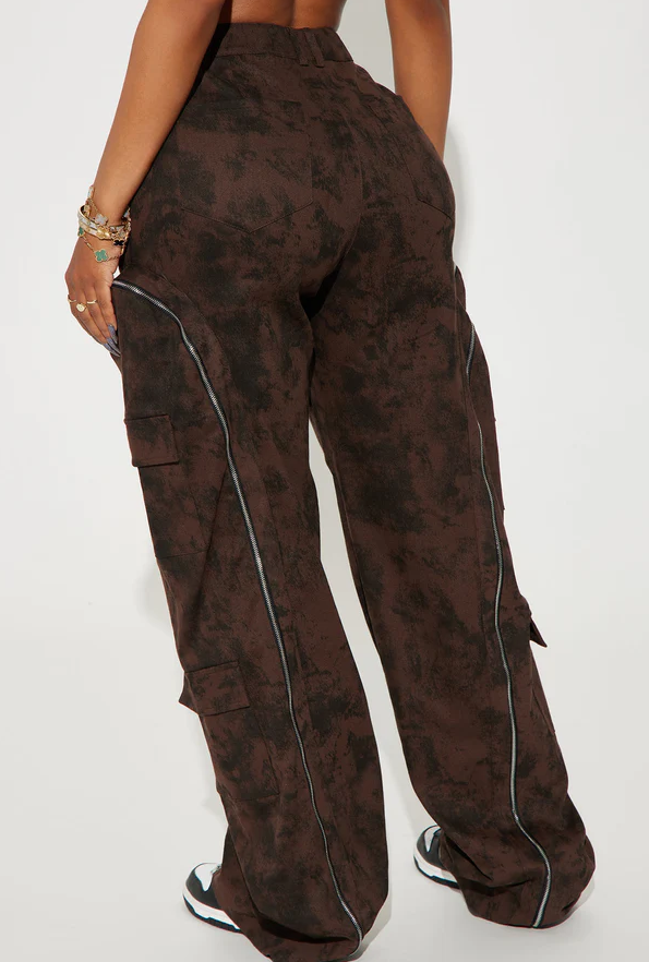 Pop Cargo Zipper Pants