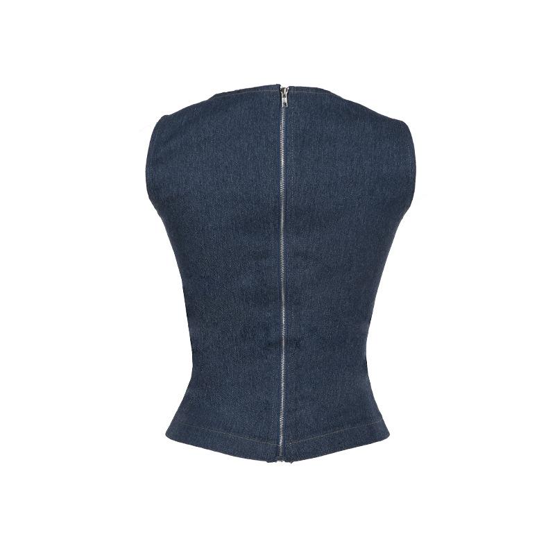 Pop Fashion Denim Top