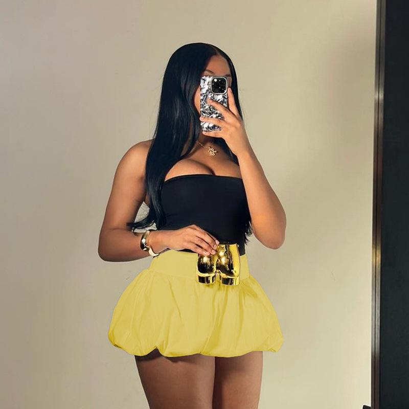 Cute Bubble Mini Skirt