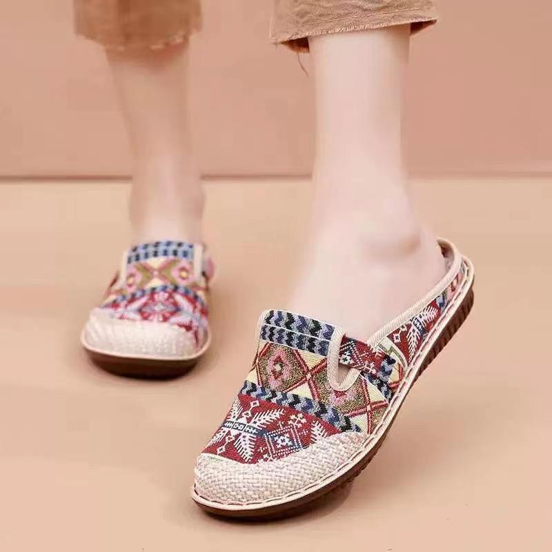 Trendy Linen Slippers