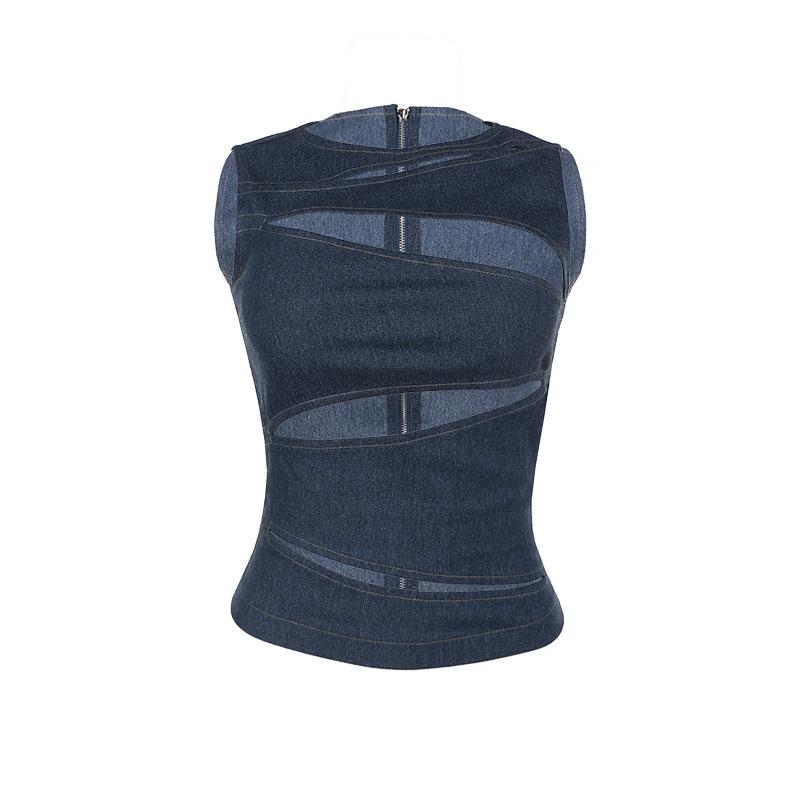 Pop Fashion Denim Top