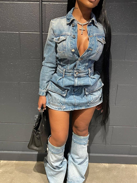 Denim To Denim Set