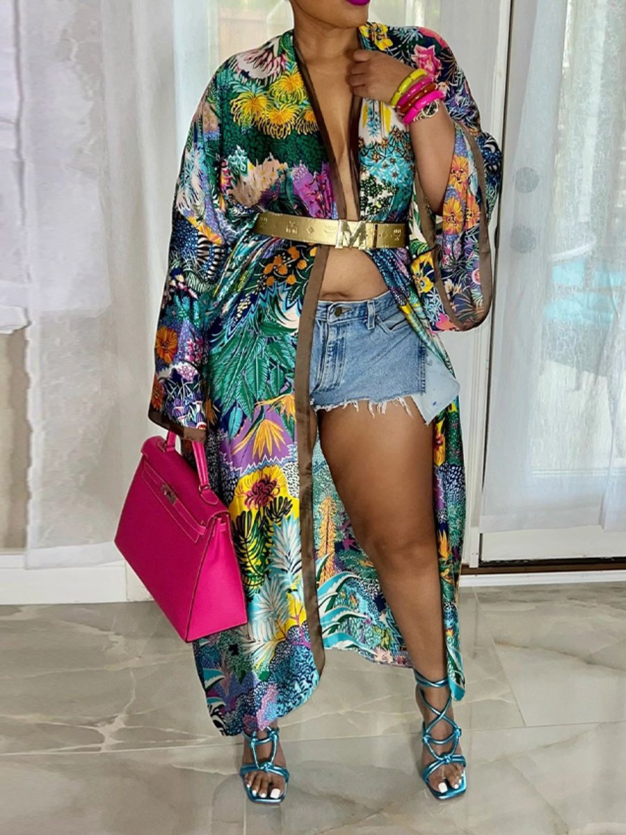 The Fashion Printed Kimono