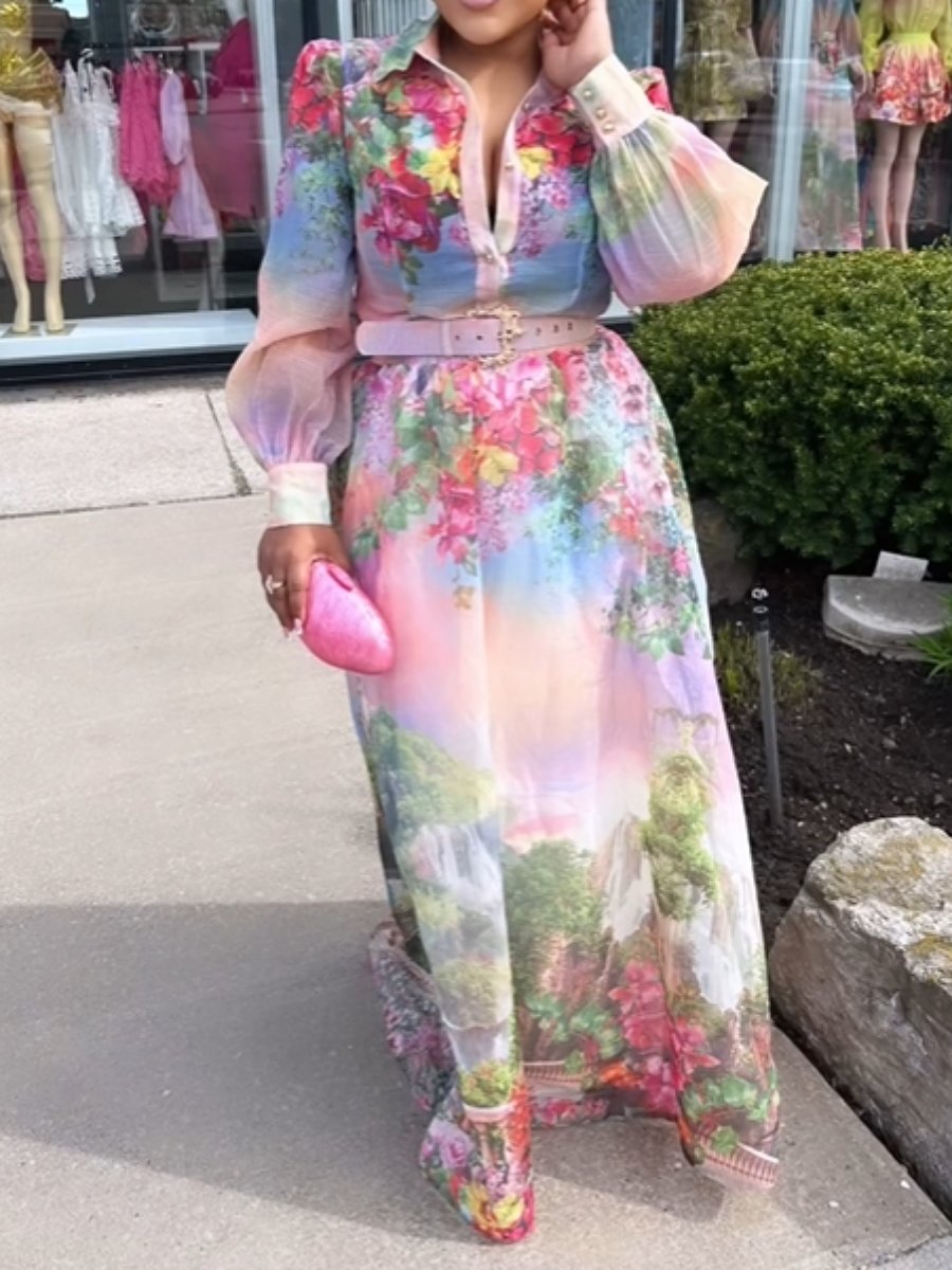 Beautiful Floral Maxi Dress