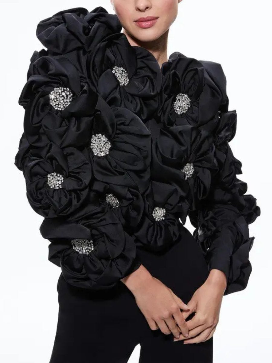Cropped Floral Jacket