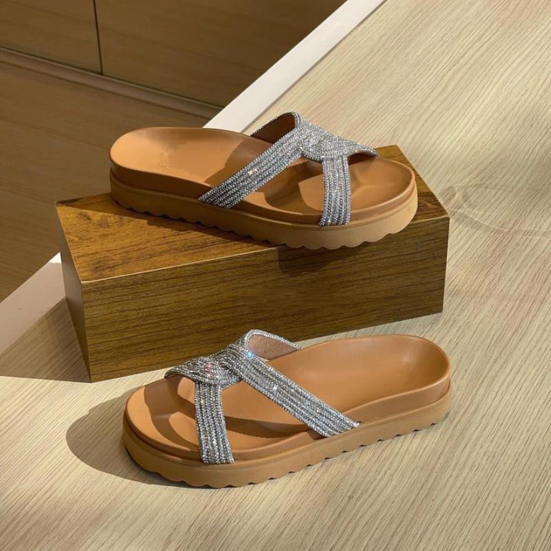 Diamond Flat Sandals