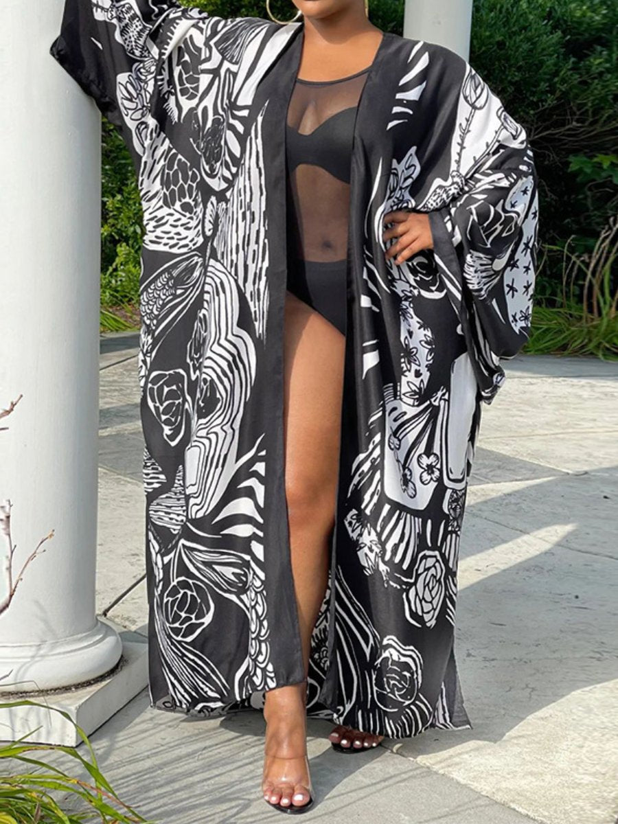 The Fashion Printed Kimono