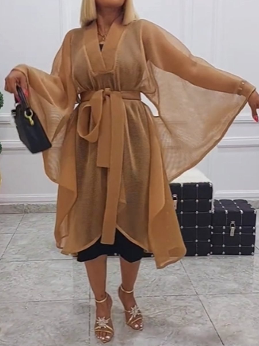 The Stylish Oversized Kimono Dress