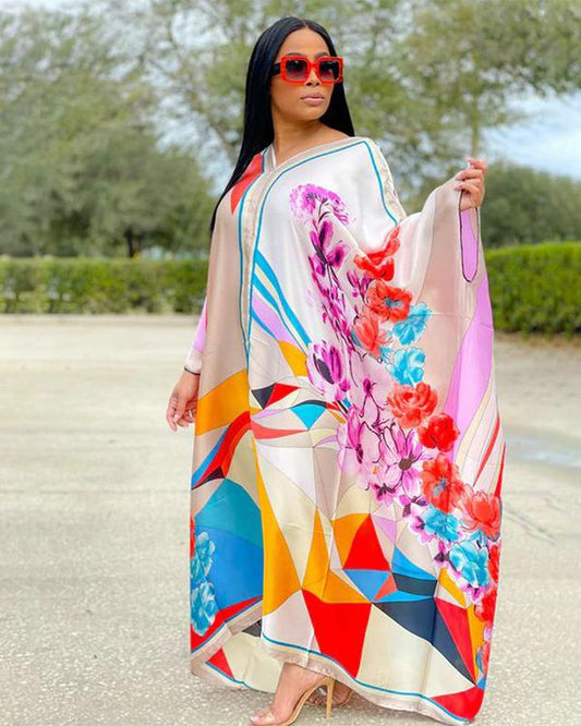 Colorful Kaftan Dress